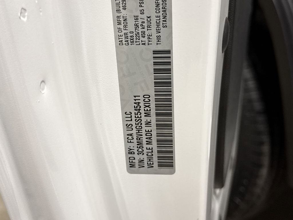 2025 RAM ProMaster Cargo Van Tradesman