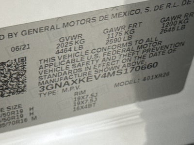 2021 Chevrolet Equinox LT