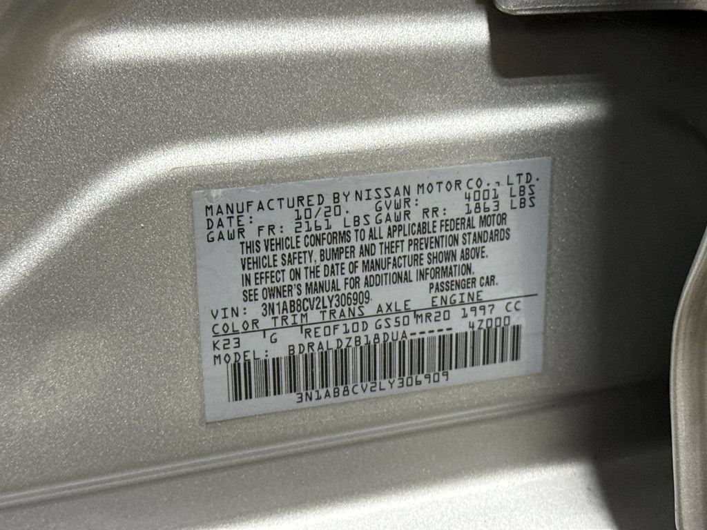 2020 Nissan Sentra SV