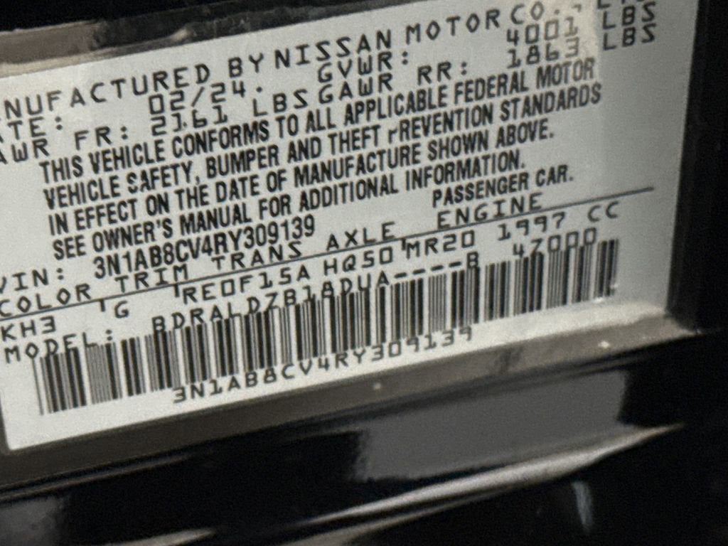 2024 Nissan Sentra SV