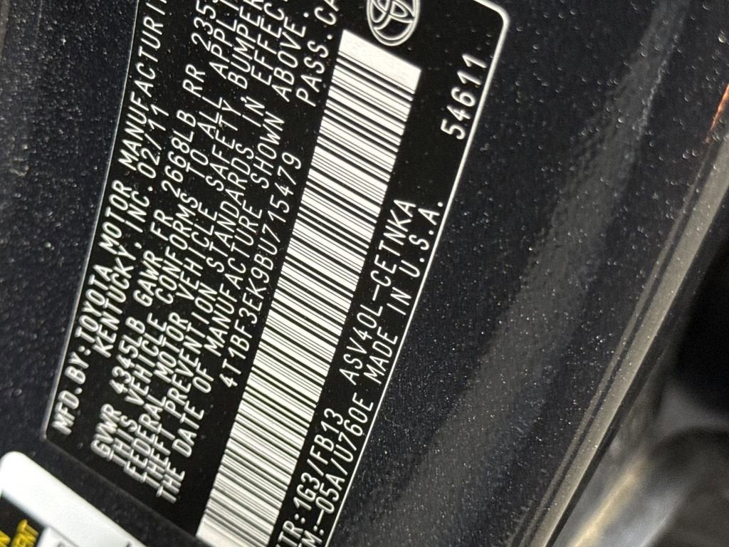 2011 Toyota Camry LE