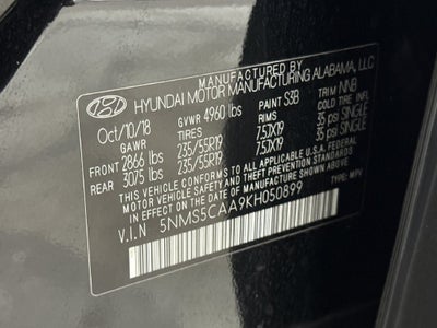 2019 Hyundai Santa Fe Ultimate