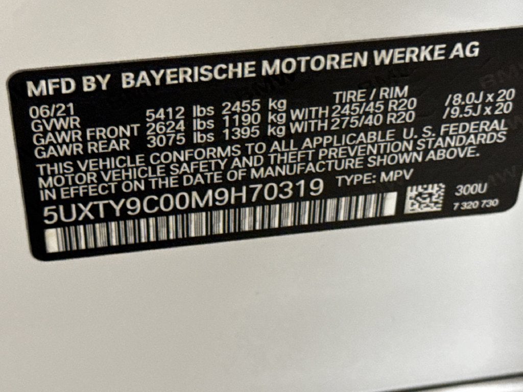 2021 BMW X3 M40i