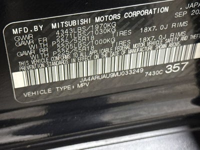 2021 Mitsubishi Outlander Sport ES