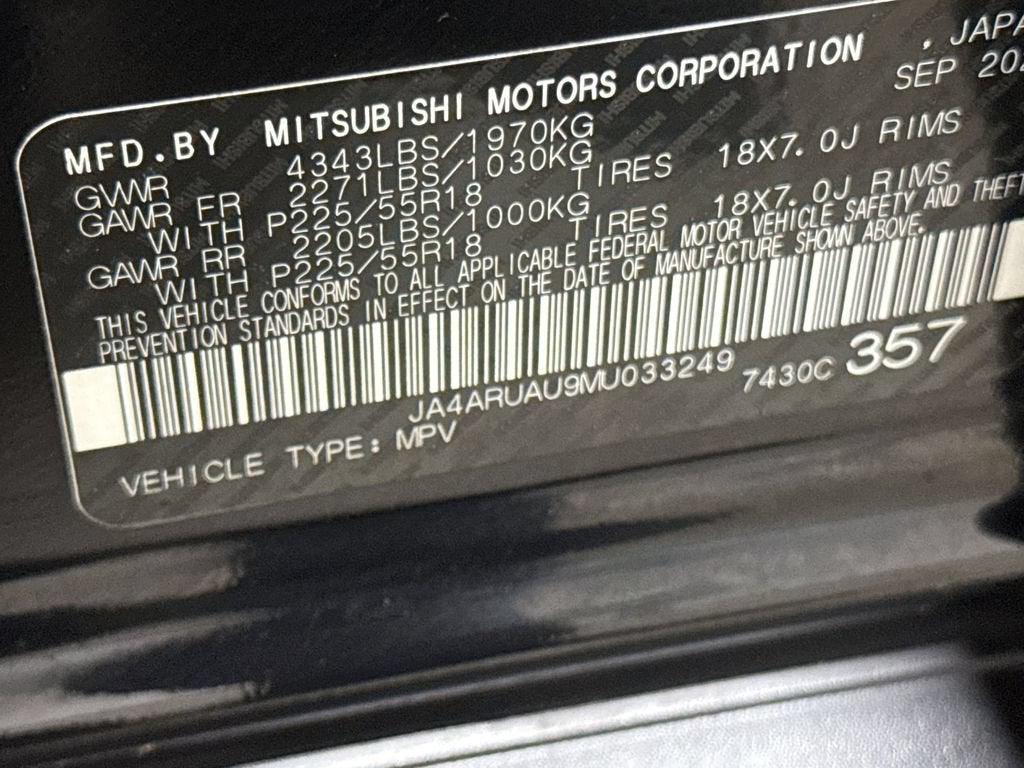 2021 Mitsubishi Outlander Sport ES