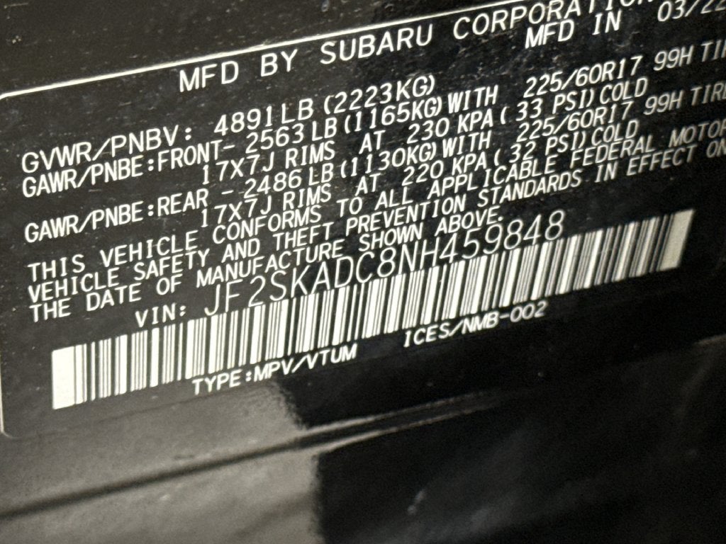 2022 Subaru Forester Premium