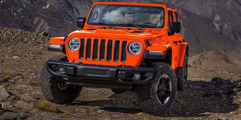 Jeep model front view