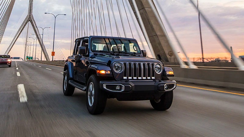 Jeep Wrangler model front view